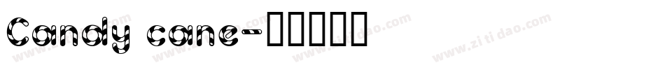Candy cane字体转换